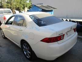 2004 ACURA TSX PEARL WHITE 2.4L AT A16486